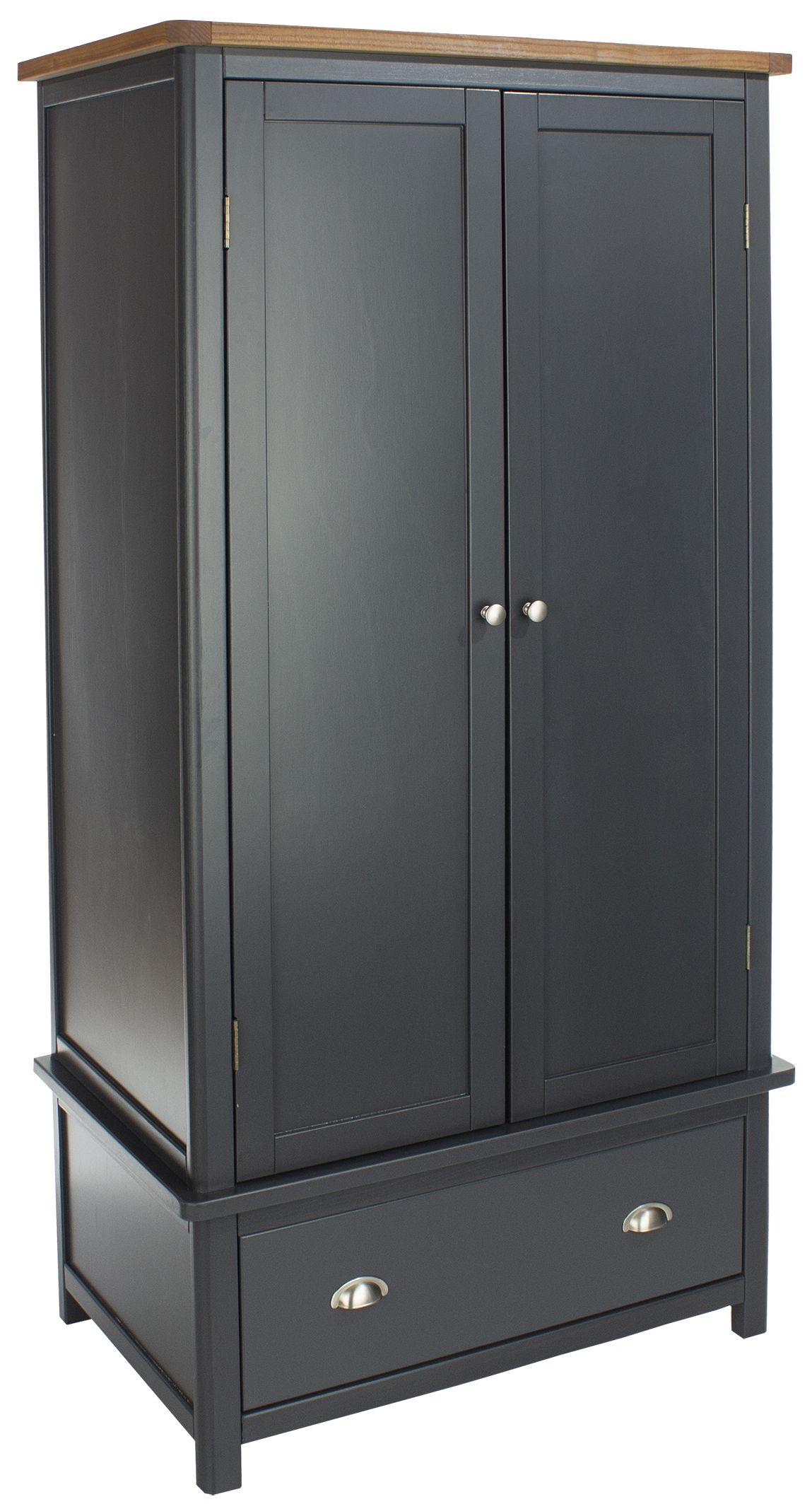 Product photograph of Dunkeld 2 Door 1 Drawer Wardrobe from Choice Furniture Superstore.